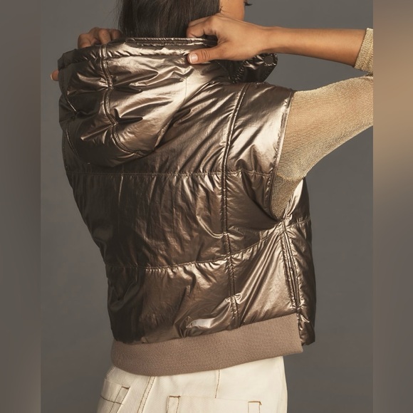 Daily Practice by Anthropologie
Metallic Puffer Vest - Picture 2 of 8